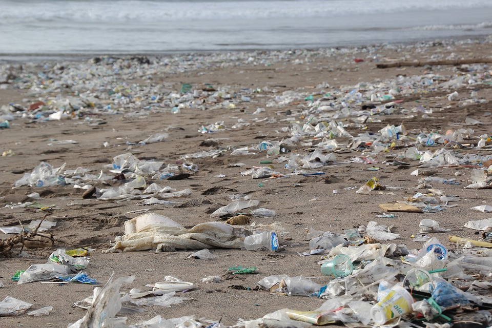 Plastikmüll Meer Strand